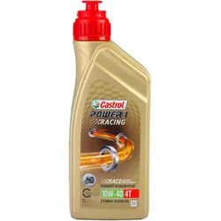 10W-40 Castrol Power 1 Racing Motorrad 4-Takt Motoröl 1 Liter