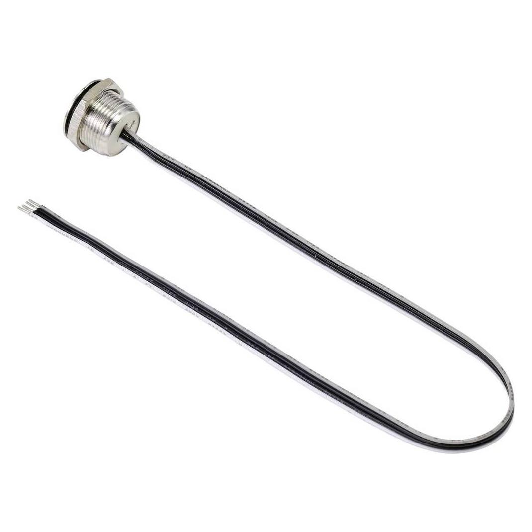 Tru Components Drucktaster 16 mm 1 NO Edelstahl (TC-9219104)