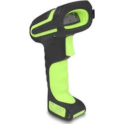 Delock Industrie Barcode Scanner 1D und 2D für 433 MHz oder (1D-Barcodes, 2D-Barcodes), Barcode Scanner, Schwarz, Grün