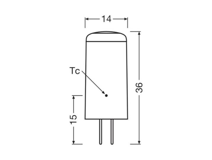 Osram LED-Leuchtmittel Star Gy6.3 2.2 W