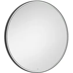Dornbracht Lichtspiegel rund SERIENNEUTRAL Schwarz matt, Durchmesser 750 mm, Ausladung 40 mm, dimmbar, einstellbare Lichtfarbe, IP44