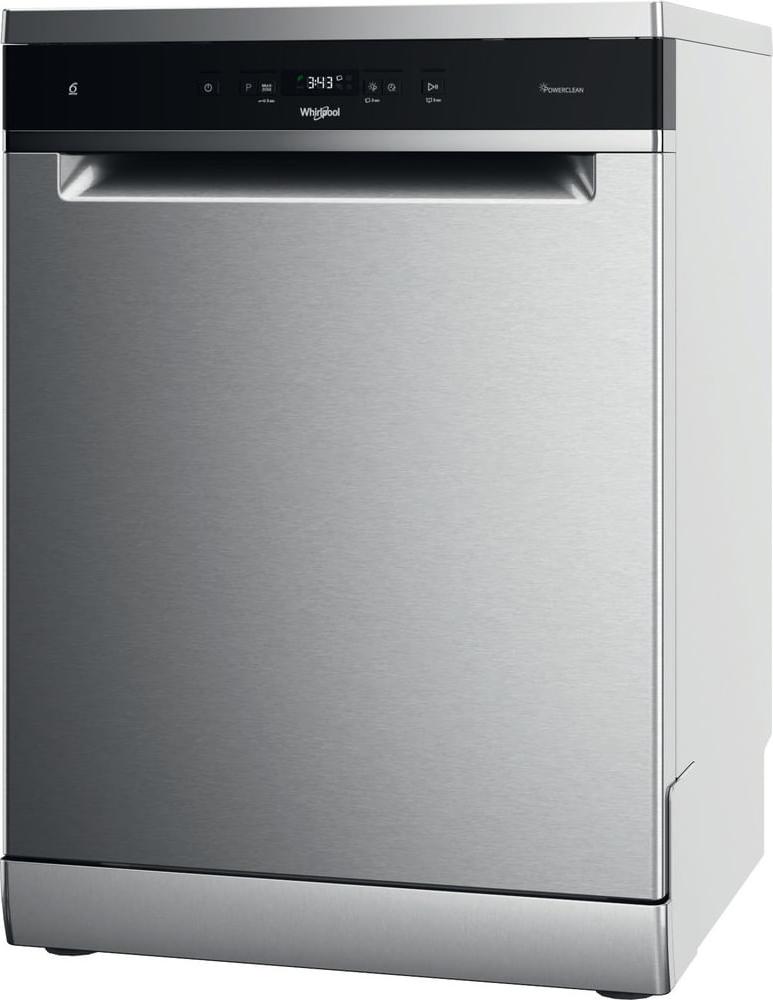 Whirlpool WH7FA14BN7A0X, Freistehend, Standardgröße (60 cm), Edelstahl, Schwarz, Touchsteuerung, 1,3 m