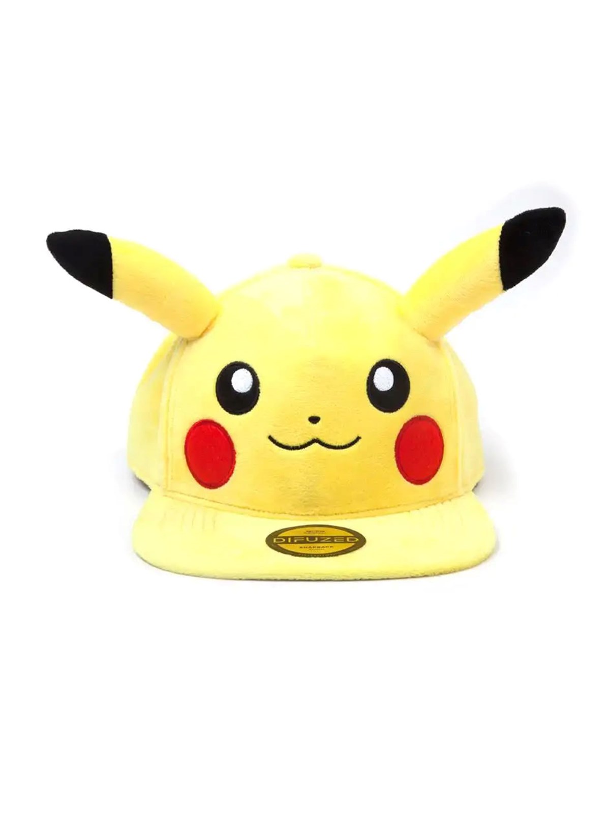 Difuzed - Pikachu Plüsch-Snapback-Cap für Herren