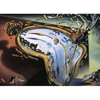 Weiche Uhr im Moment ihrer ersten Explosion (Puzzle)
