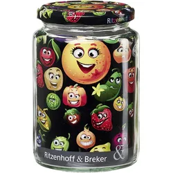 Vorratsglas SMILE klar (DH 9x13,50 cm) - DH 9x13,50 cm