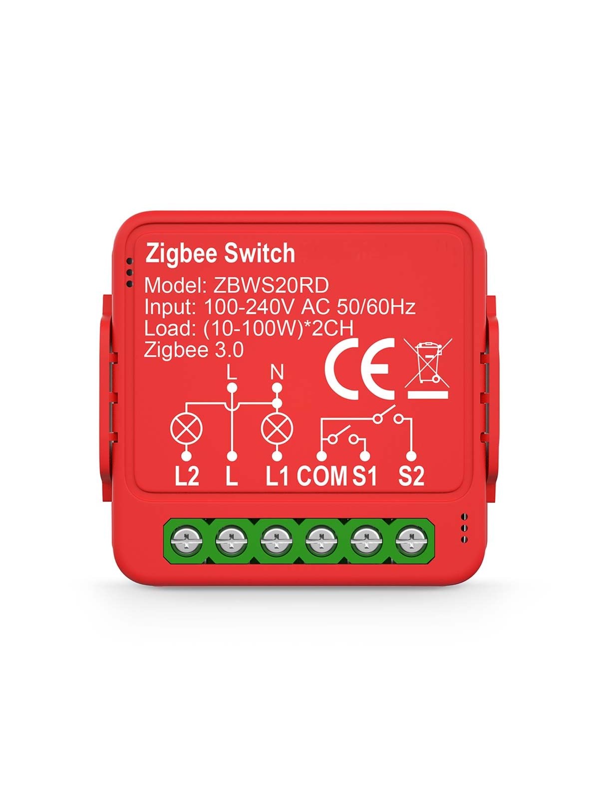 Nedis SmartLife Power Switch Zigbee 3.0, 2x100W