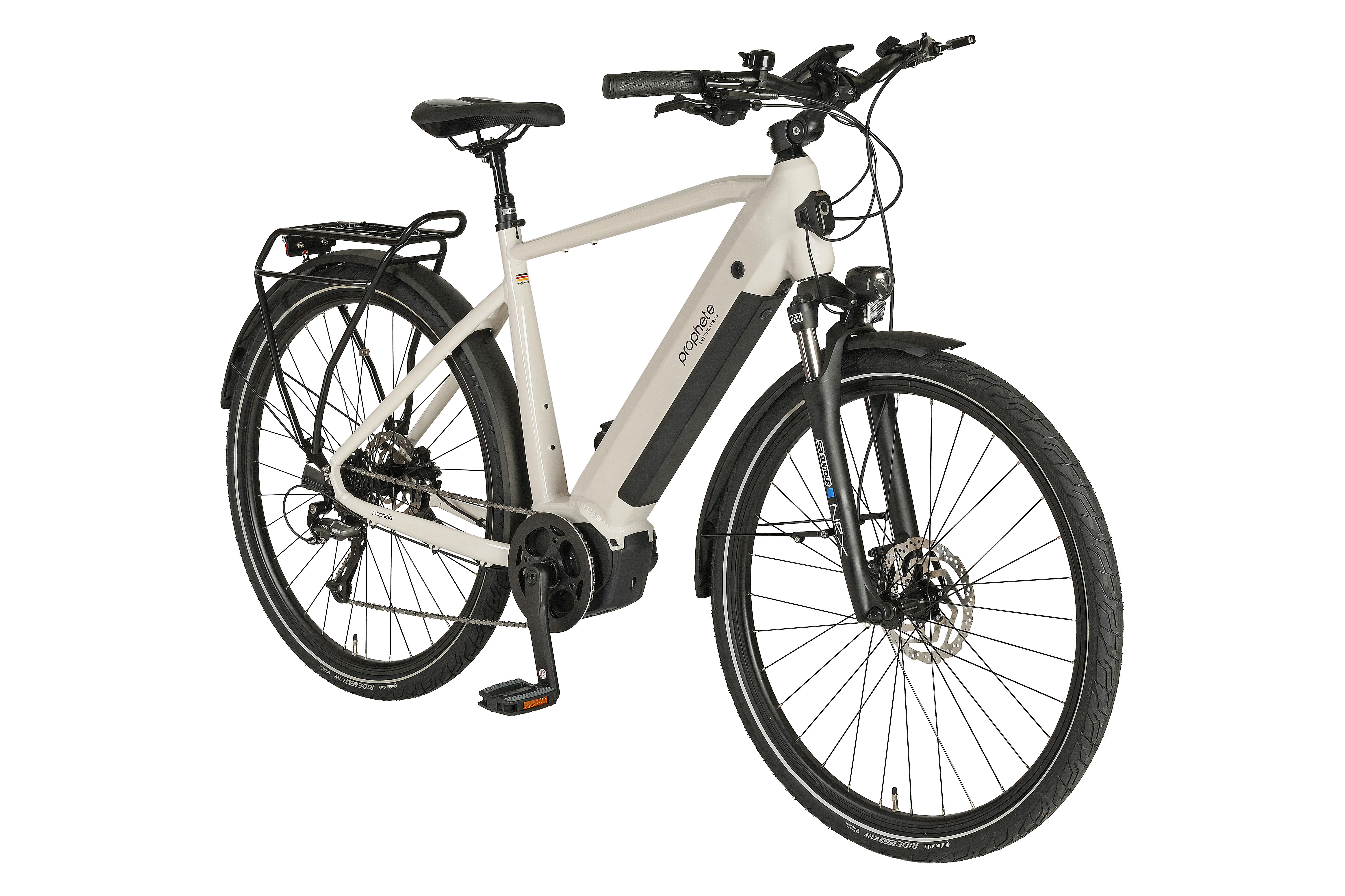 PROPHETE ENTDECKER 3.9 Herren Trekking E-Bike 28" Limited| AEG Mittelmotor 36 V 70 Nm, Shimano 9-Gang, Hydraulische Scheibenbremse