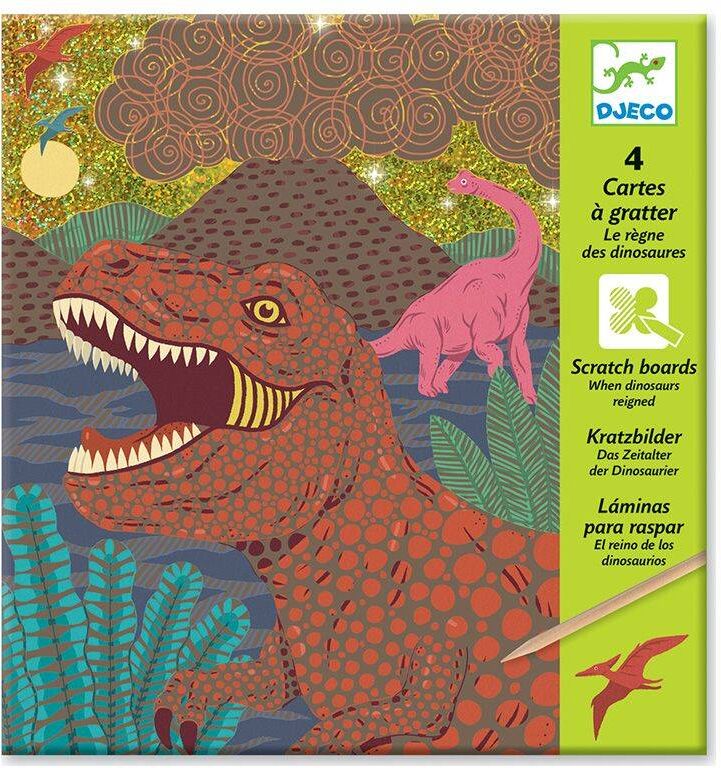 Cartes à Gratter Le règne des dinosaures - Djeco