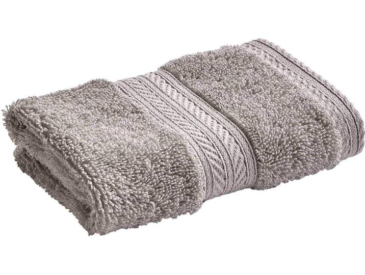 Waschlappen CHRISTY RENAISSANCE , grau (dove grau), B:33cm L:33cm, Walkfrottier, Waschlappen, Waschlappen, Premium-Waschlappen in Luxusqualität, 675g/m², 33x33cm, 6er Set