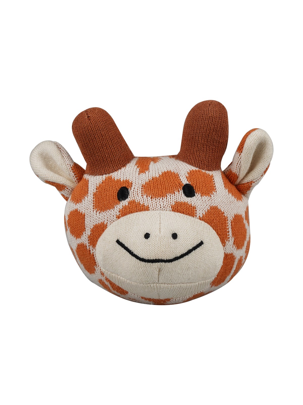 Barbo Baby Knitted Ball w. Bell - Giraffe