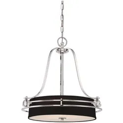 Elstead Lighting, Pendelleuchte, Uptown Gotham Hängeleuchte E27 4-fach Imperial Silber (E27)