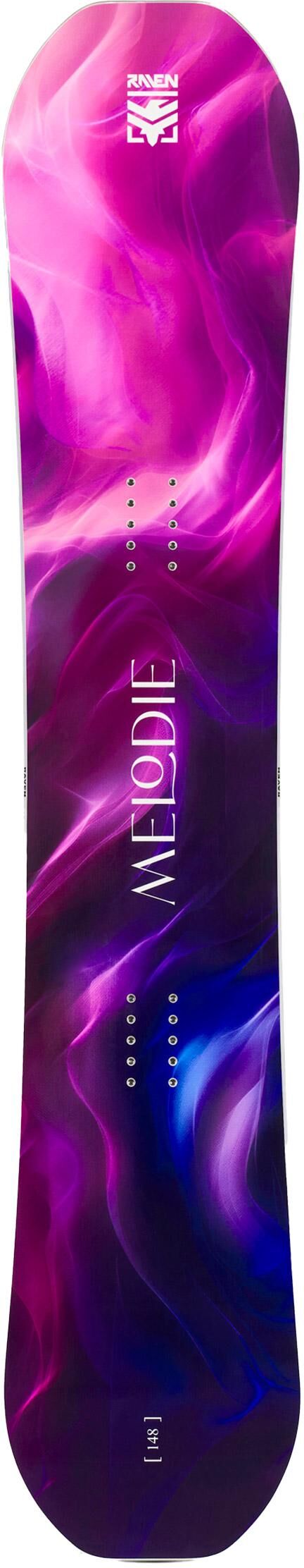 Raven  - Pack Planche Snowboard Melodie - 154 + Queen - Planche Snowboard