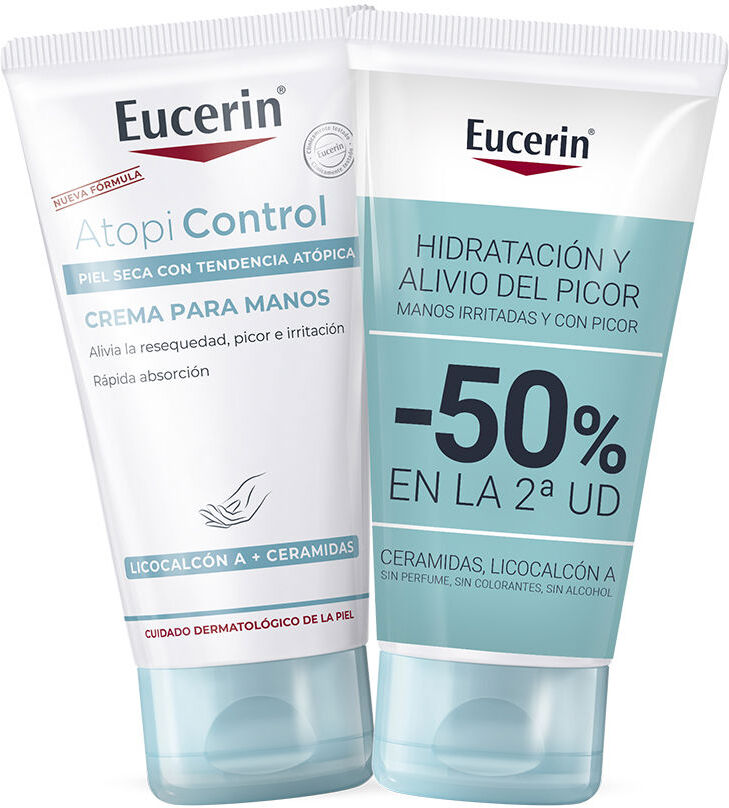Eucerin Atopicontrol Crema De Manos lote 2 x 75 ml