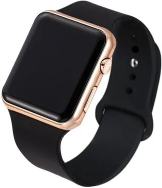 USA Free Shipping Shop LumiSquare Digital LED Watch Square Silicone Sports Wristwatch For Men & Women black Rose Gold