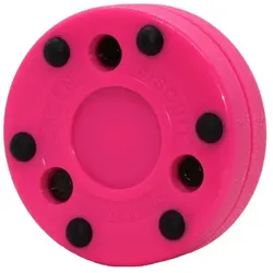 Green Biscuit Roller Hockey Puck | Pink