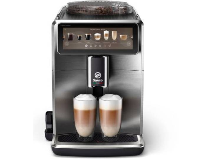 Saeco - Expresso Broyeur Sm8889 Cafetière À Grain Xelsis Supréma En Métal, Connectée, Avec Carafe À Lait
