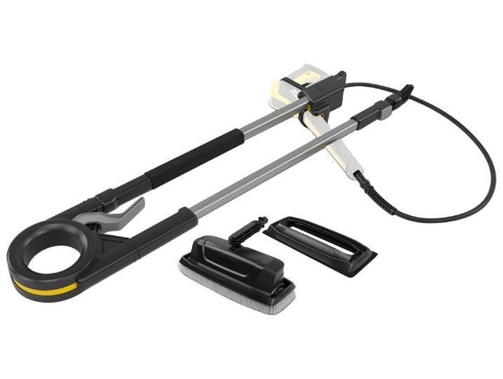 KÄRCHER Reinigungsbürsten-Set Reinigungsset Teleskopstrahlrohr TLA 2.644-249.0 , schwarz, B:119,3cm H:24,6cm L:11,6cm, Reinigungsbürsten, für Fassaden und Glasflächen, Reinigungsbürsten-Set