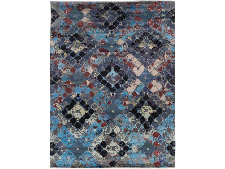 Sadraa Teppich 270x361 Handgeknüpft Modern Orientteppich Designteppich