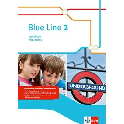 Blue Line 2. Workbook mit Audios, Sonstige von , Klett Schulbuchverlag