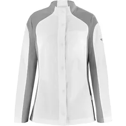 Damen Kochjacke "EMULSION" - M - weiß/grau