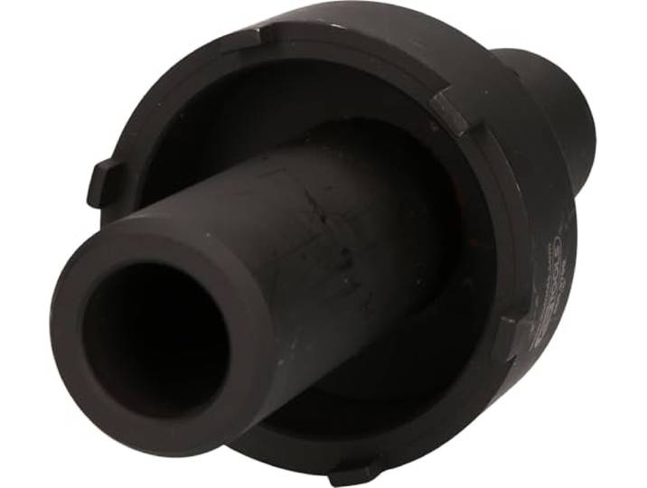 KS Tools 460.3790 3/4' Nutmuttern-Schlüssel mit 6 Zapfen, Führungsrohr für Mercedes-Trailer-Achsen, Innenzapfen Ø 82mm