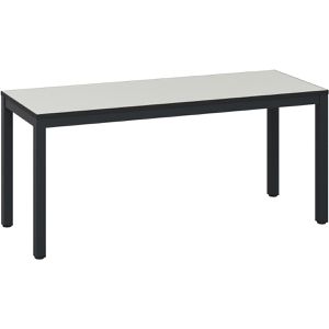 CP-Möbel Umkleidebank 8060-000, Sitzfläche Holz, 100 cm, grau / anthrazit