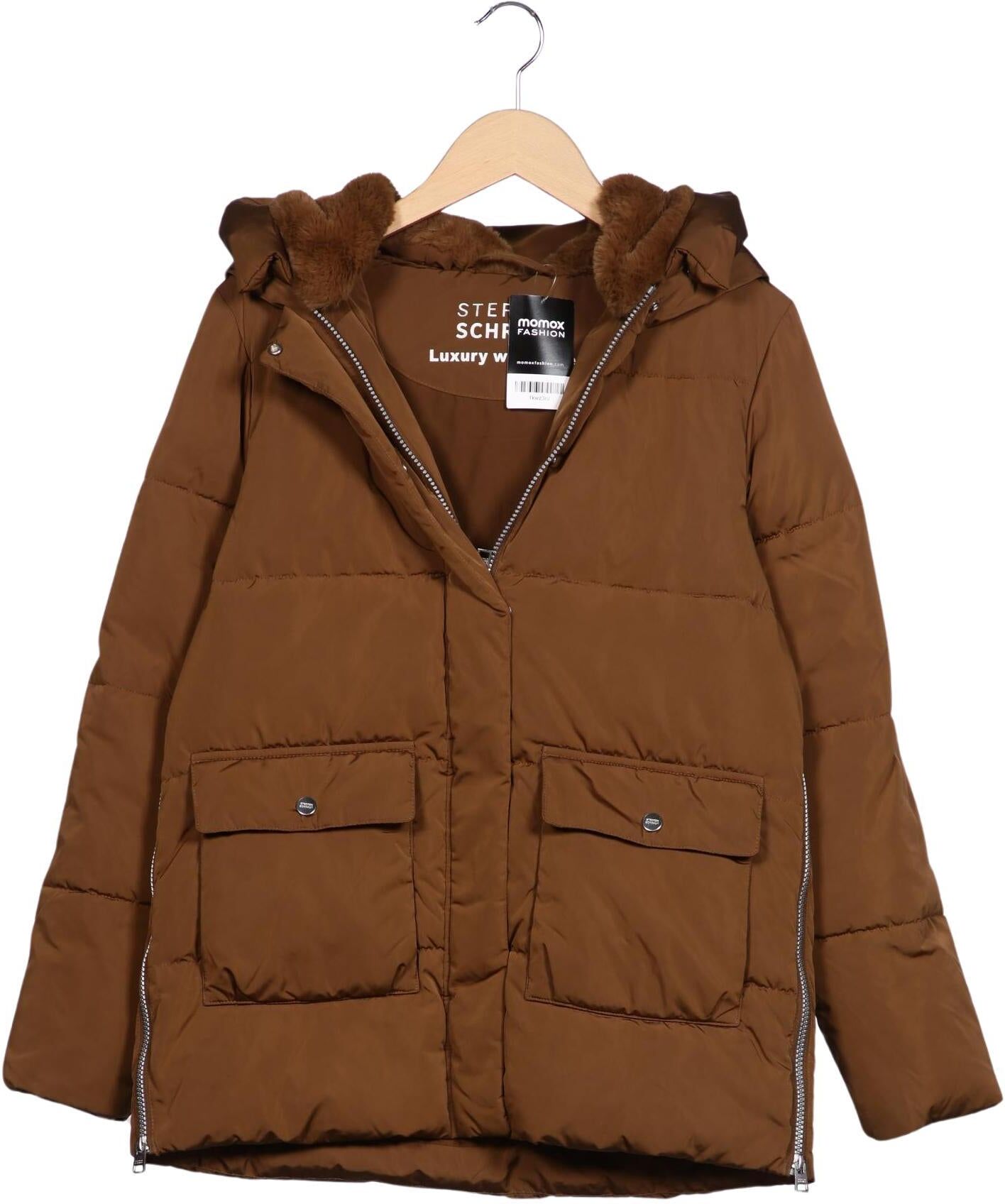 Steffen Schraut Damen Jacke, Braun, Gr. EU 34, Synthetik - Second Hand