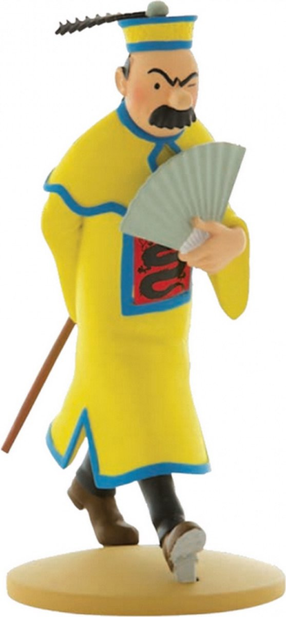 Moulinsart Beeldje Janssen Chinees uit de Kuifje Tintin serie, 12 cm, Kunsthars