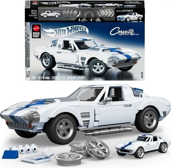 Mattel Brick Shop Hot Wheels Elite Series Corvette Grand Sport