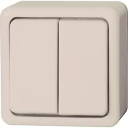 Kopp 513501001 STANDARD - Serienschalter, Farbe: cremeweiß