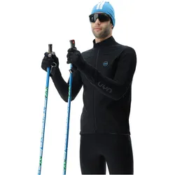 UYN Cross Country Coreshell Skijacke Herren black/black/turquoise XL