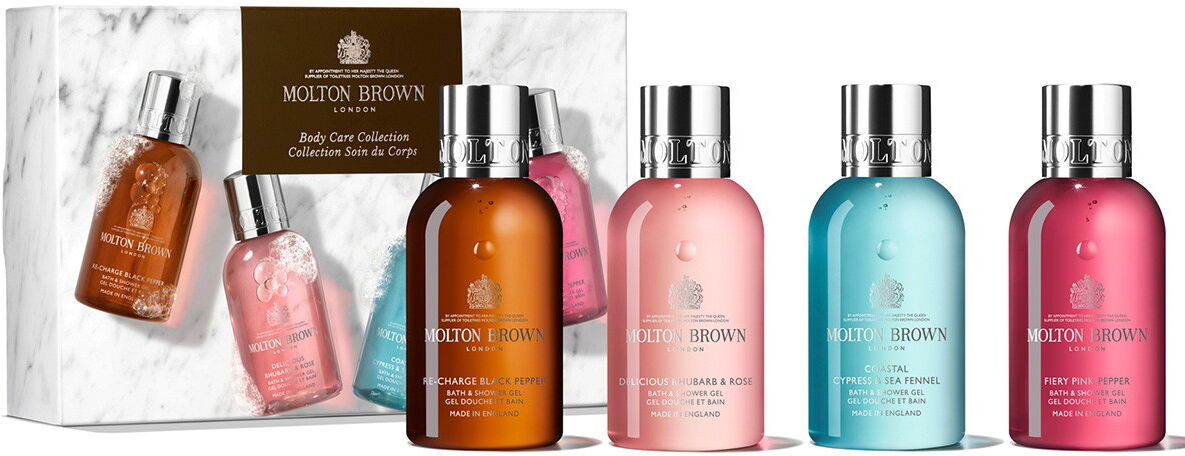 400ml MOLTON BROWN Woody & Floral Body Care Travel Set (4 x 100ml)