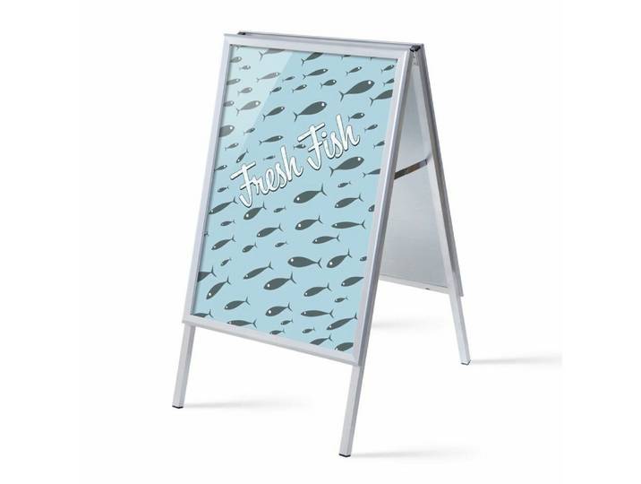 Showdown Displays Standregal A1 - Komplett-Set - Fresh Fish Englisch - Blau/Schwarz, 1-tlg.