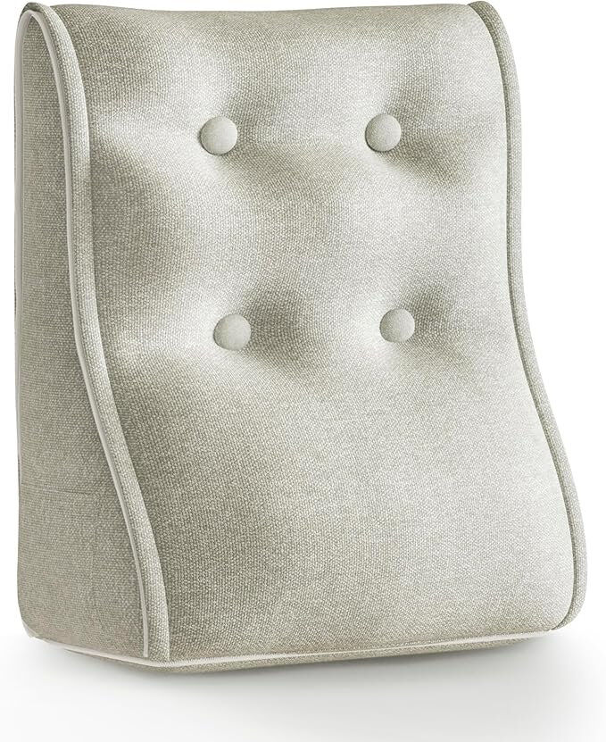 WOWMAX Modular Linked Back Pillows White