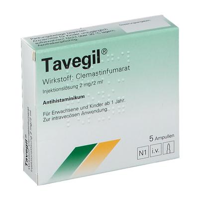 Tavegil Injektionslösung 2 mg/2 ml Ampullen 5x2