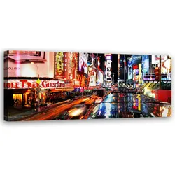 WANDBILD lichter am times square