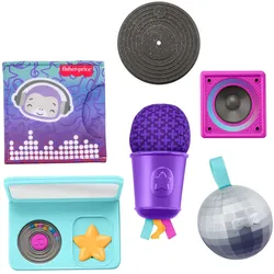 Fisher-Price, Beissring, Mini Me DJ-Geschenkset (3 Monate)