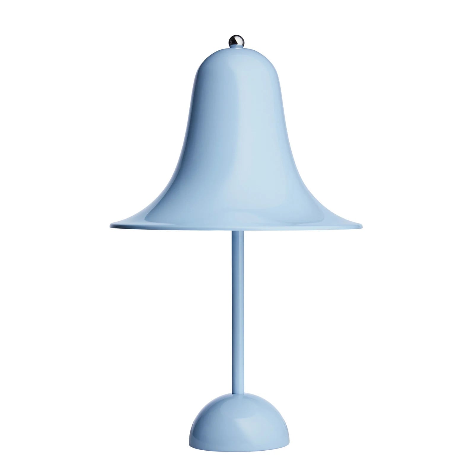 Verpan Pantop Tafellamp Light Blue met Dome Lampenkap