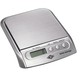 Wedo Briefwaage »Optimo Steel 5000« bis 5 kg silber, 18.6x4x24.5 cm