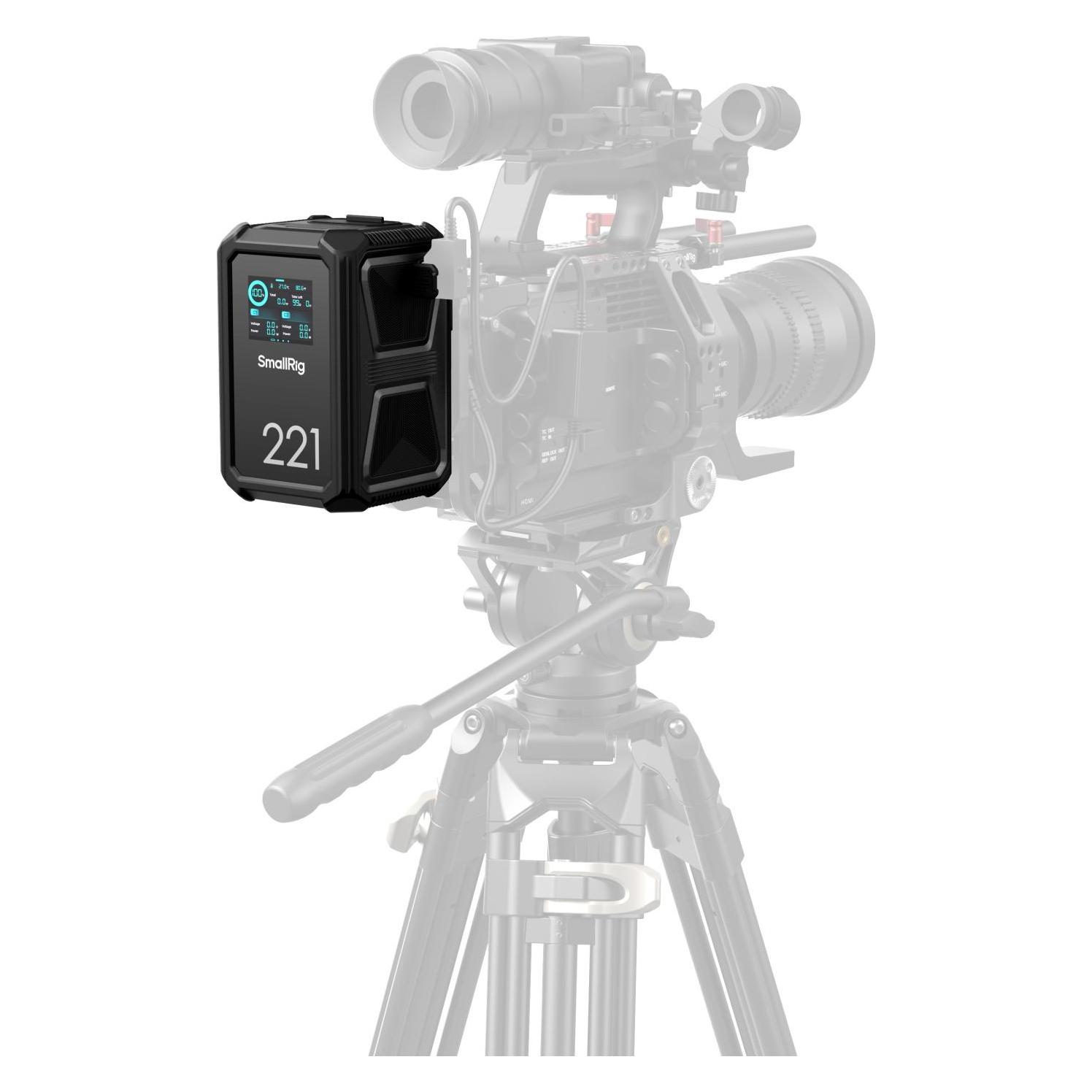 SmallRig 4985 X-Touch Smart Triple-Proof V Mount Batterie X221 (Kamera Akku) (4985)