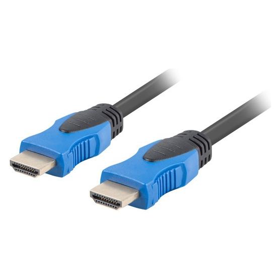 Lanberg CA-HDMI-20CU-0018-BK HDMI-Kabel 1,8 m HDMI Typ A (Standard) Schwarz (1.80 m) (CA-HDMI-20CU-0018-BK)