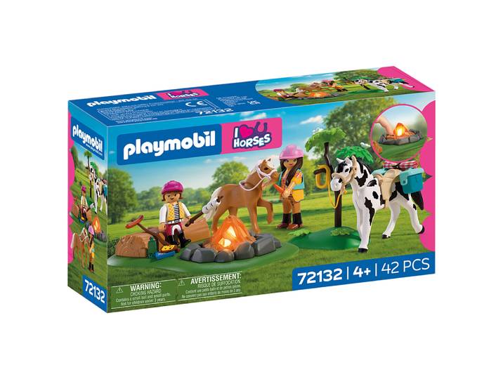 Balade à cheval et feu de camp