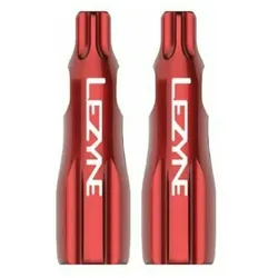 LEZYNE Ventilkappe CNC | rot