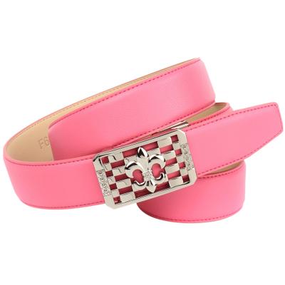 Ledergürtel ANTHONI CROWN, Damen, Gr. 90, rosa, Leder, unifarben, Gürtel Ledergürtel, Femininer Ledergürtel mit aufwendiger Schmuck-Schließe