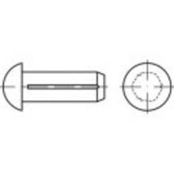 TOOLCRAFT TO-5451819 Halbrundkerbnagel 3 mm Messing 1000 St.