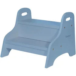 Kindsgut Schemel aus Holz, blau