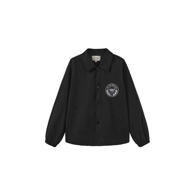 Outdoorjacke PAS DE MONACO "Pas De Monaco CLASSIC NINE JACKET", Herren, Gr. L, schwarz, 100% Polyester, mehrfarbig, normal, amerikanischer Ausschnitt, Jacken Outdoorjacke