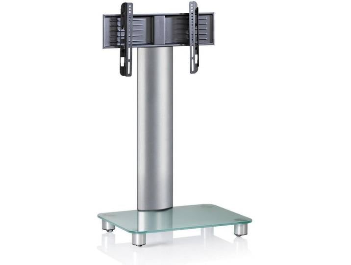 Mid.you Tv-Rack, Silber, Metall, Glas, 60x100x44 cm, schwenkbar, Wohnzimmer, TV Möbel, TV-Racks
