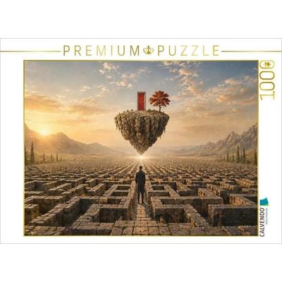 CALVENDO Puzzle Die schwebende Entscheidung | 1000 Teile Lege-Größe 64x48cm Foto-Puzzle für glückliche Stunden