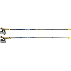 Leki Traveller FX.One Carbon Nordic Walking Stock (1 Paar) - 130 - grau-blau